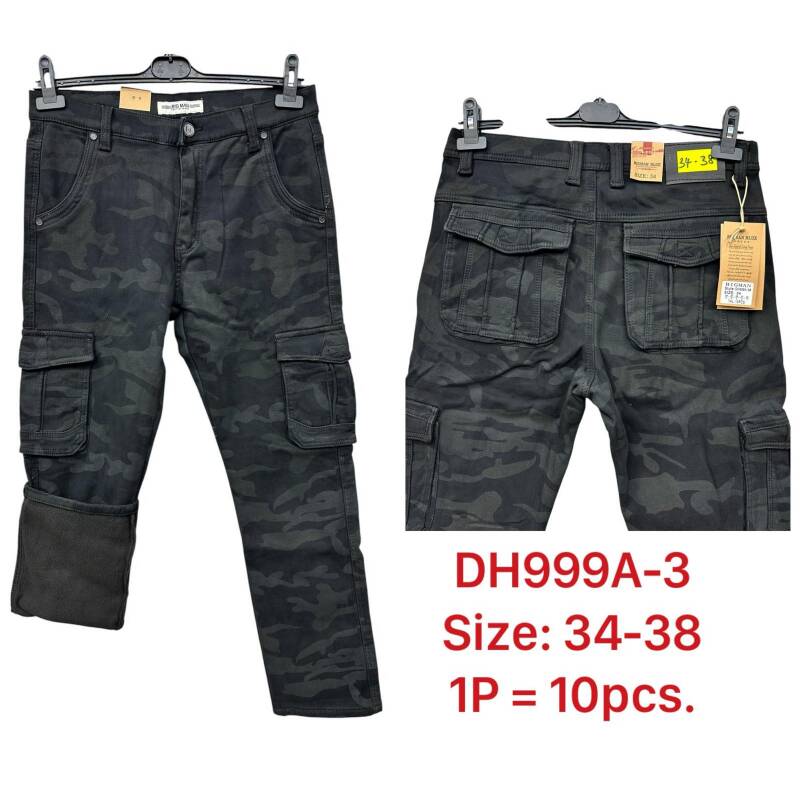 Spodnie jeansy meskie Roz 34-38, 1 Kolor Paczka 10 szt